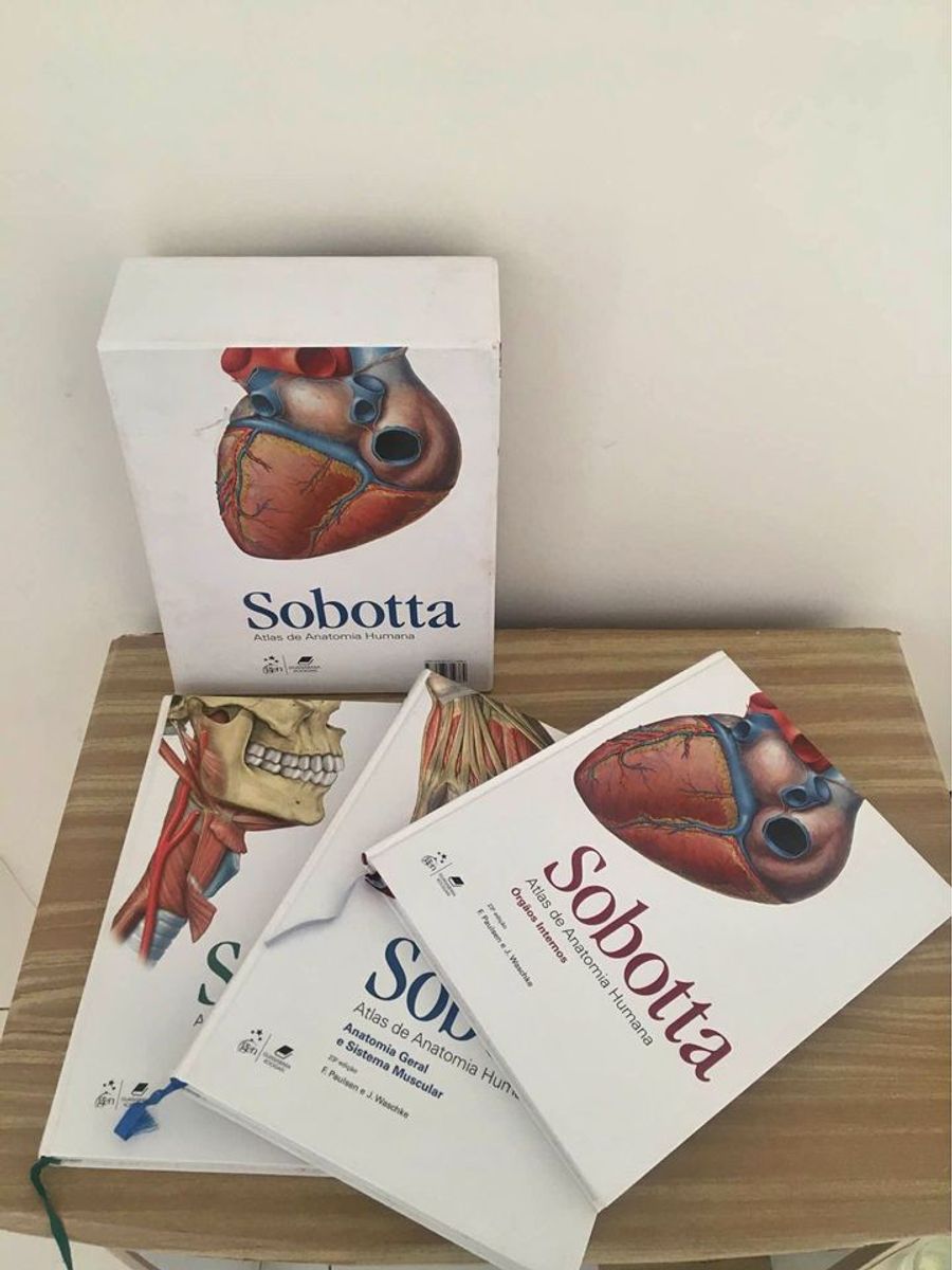 Sobotta Atlas De Anatomia Humana Volumes Livro Gen Usado