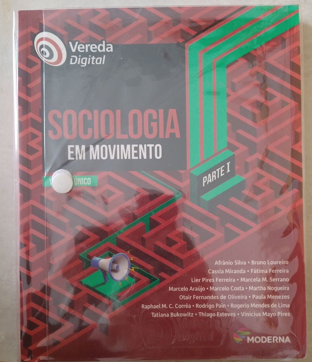 Sociologia Em Movimento Parte E Livro Vereda Digital Moderna