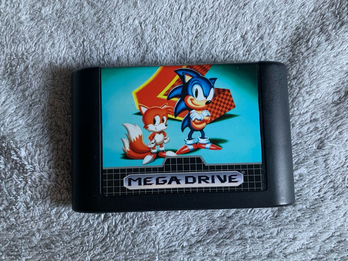 Sonic Original Tectoy Mega Drive Produto Vintage E Retro Tec