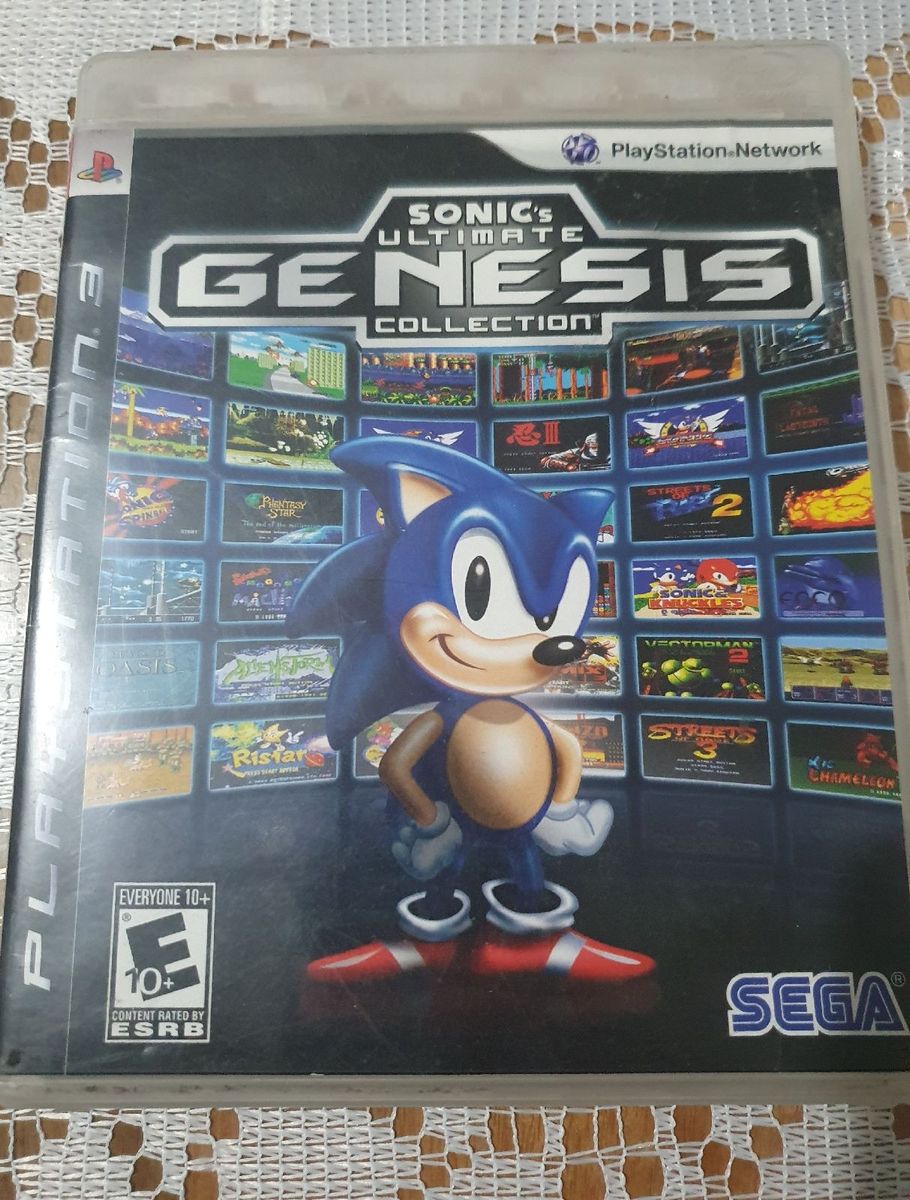 Sonic Ultimate Genesis Collection Jogo De Videogame Sega Sony Usado