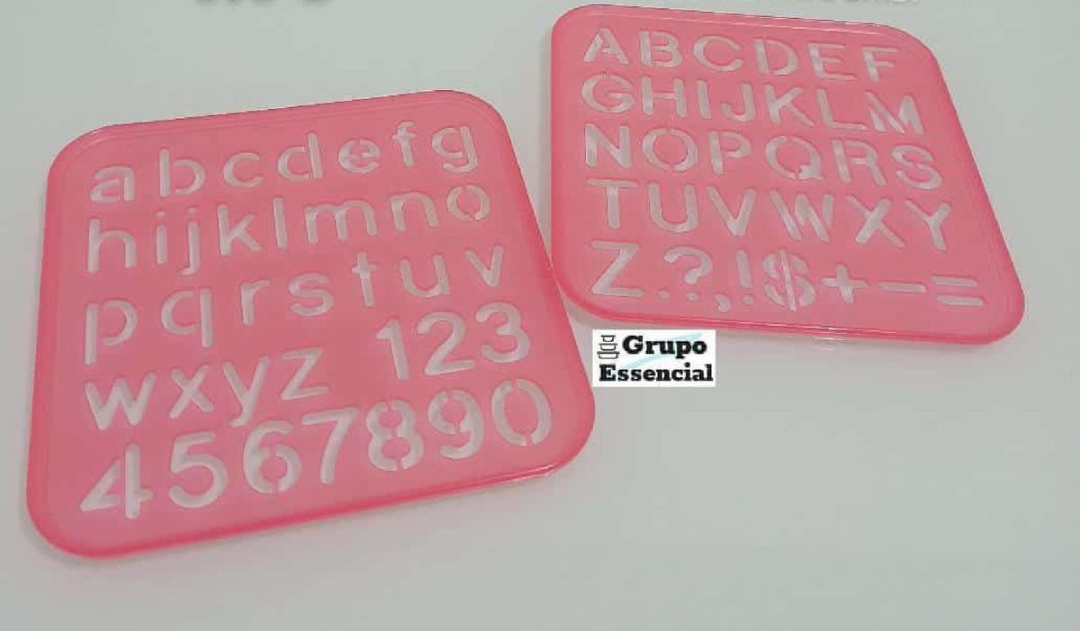 Stencil Abc Brinquedo Tupperware Nunca Usado Enjoei