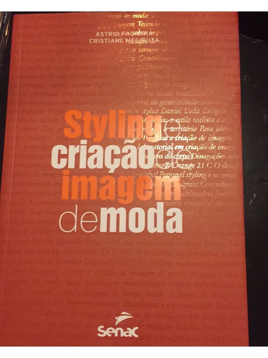 Styling E Cria O De Imagem De Moda Livro Senac Nunca Usado