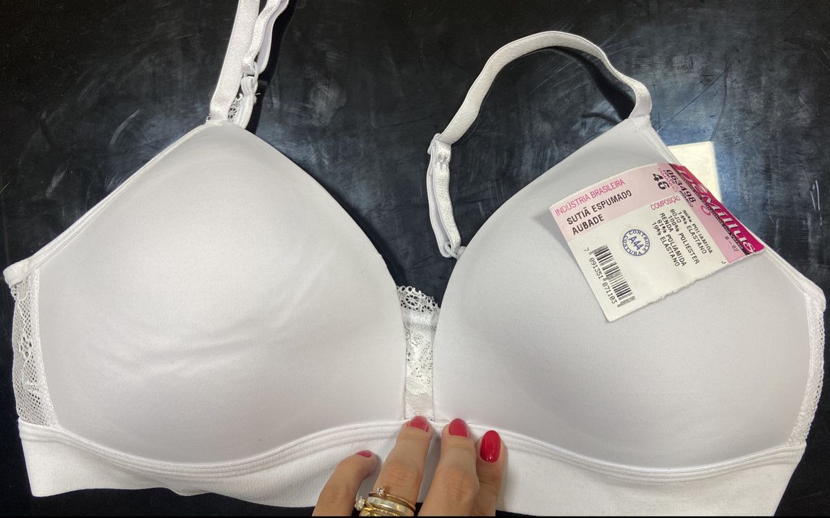 Sutiã Branco Demillus Lingerie Feminina Demillus Nunca Usado 84490241