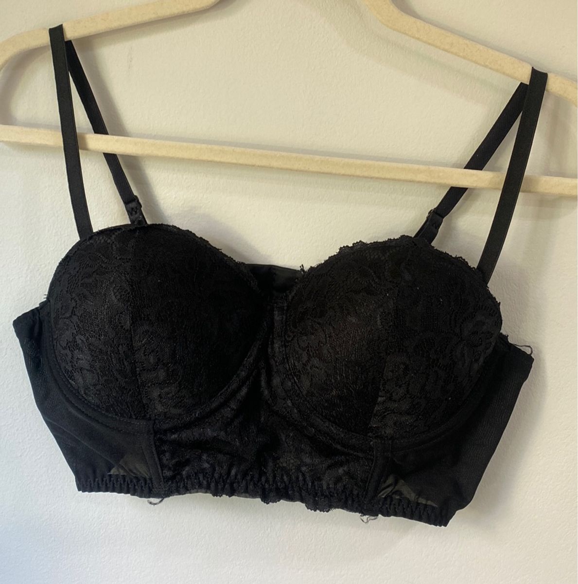 Suti Corselet Preto Lingerie Feminina Demillus Nunca Usado