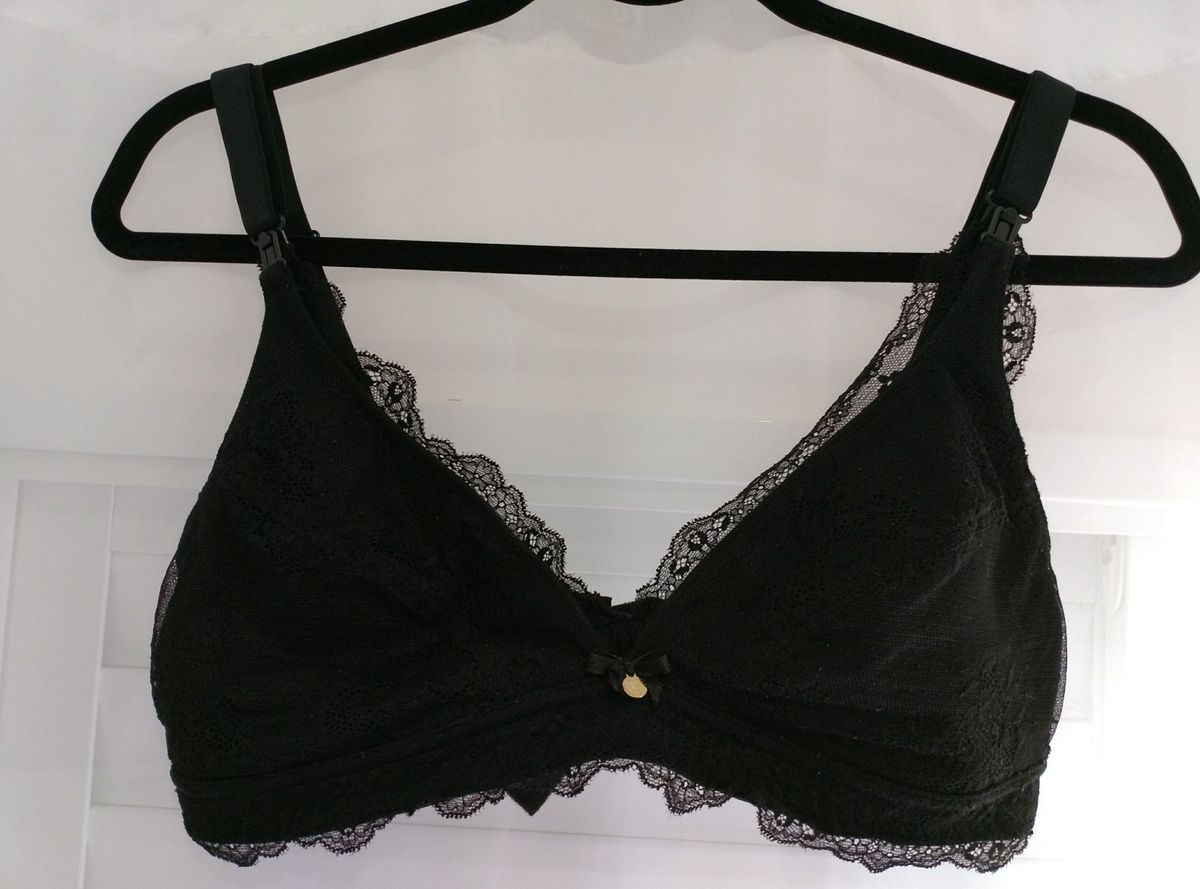 Sutiã de Amamentação Renda Loungerie Lingerie Feminina Loungerie