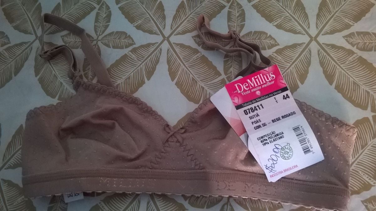 Sutiã de Millus Poás Lingerie Feminina De Millus Nunca Usado 16496072