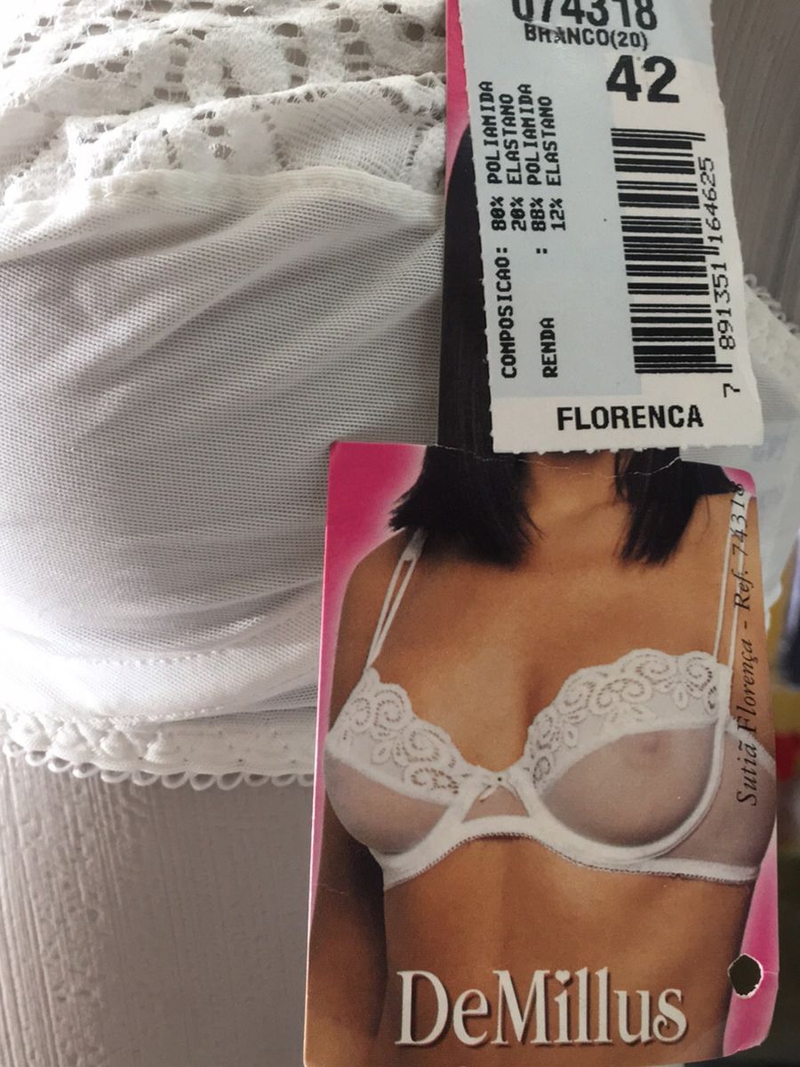 Sutiã Florença Tam 42 Lingerie Feminina Demillus Nunca Usado 70731536