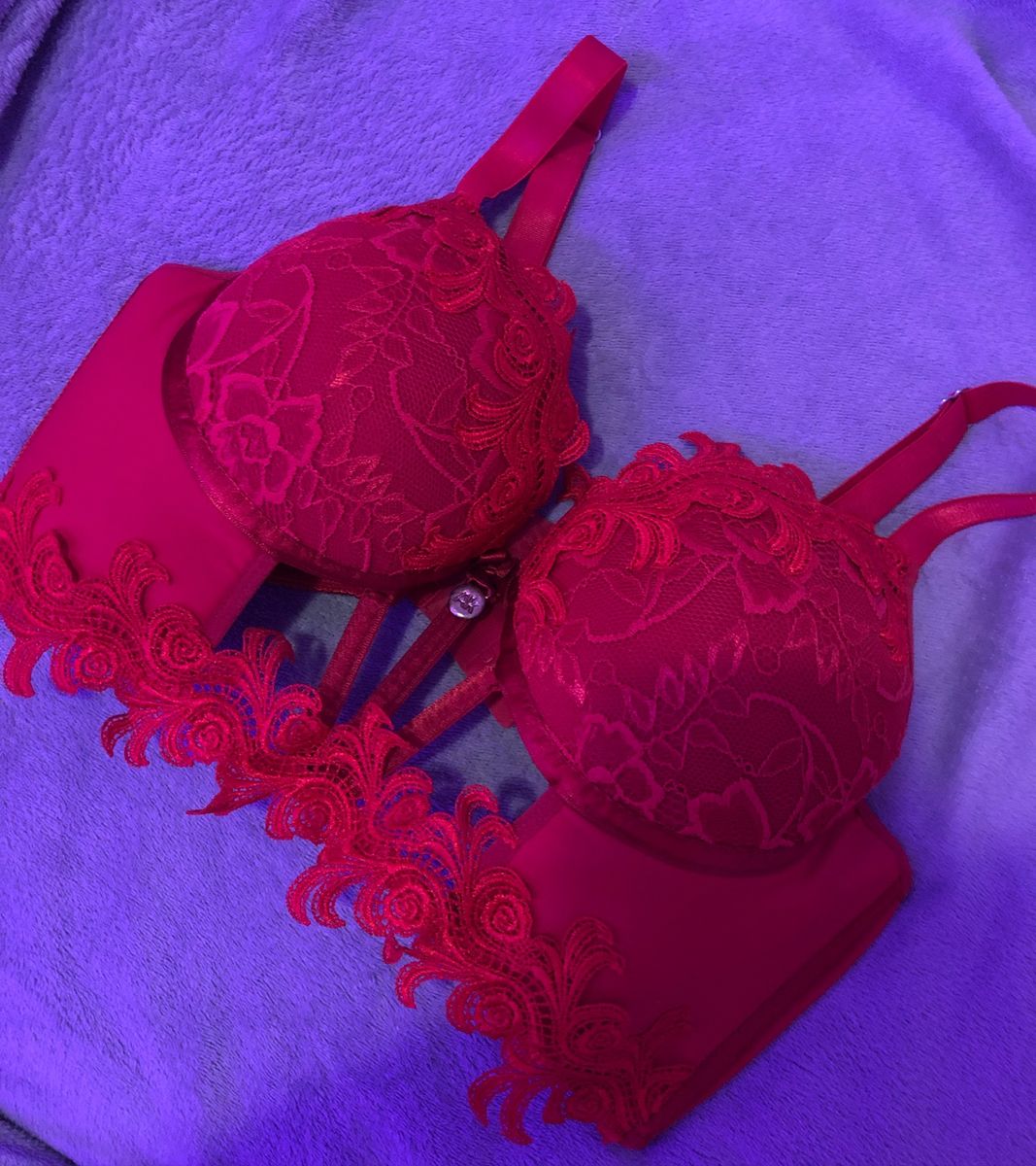 Suti Lingerie Vermelha Lingerie Feminina Nunca Usado Enjoei