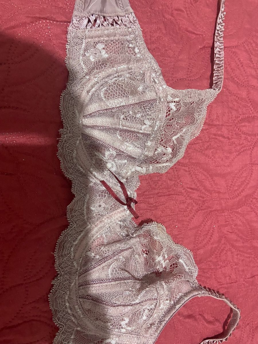 Sutiã Loungerie Renda sem Bojo 42b Lingerie Feminina Loungerie Nunca