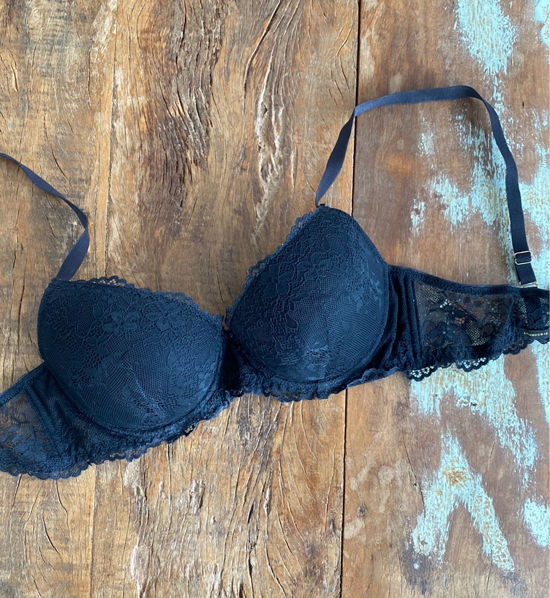 Suti Loungerie Tamanho B Preto Lingerie Feminina Loungerie Usado