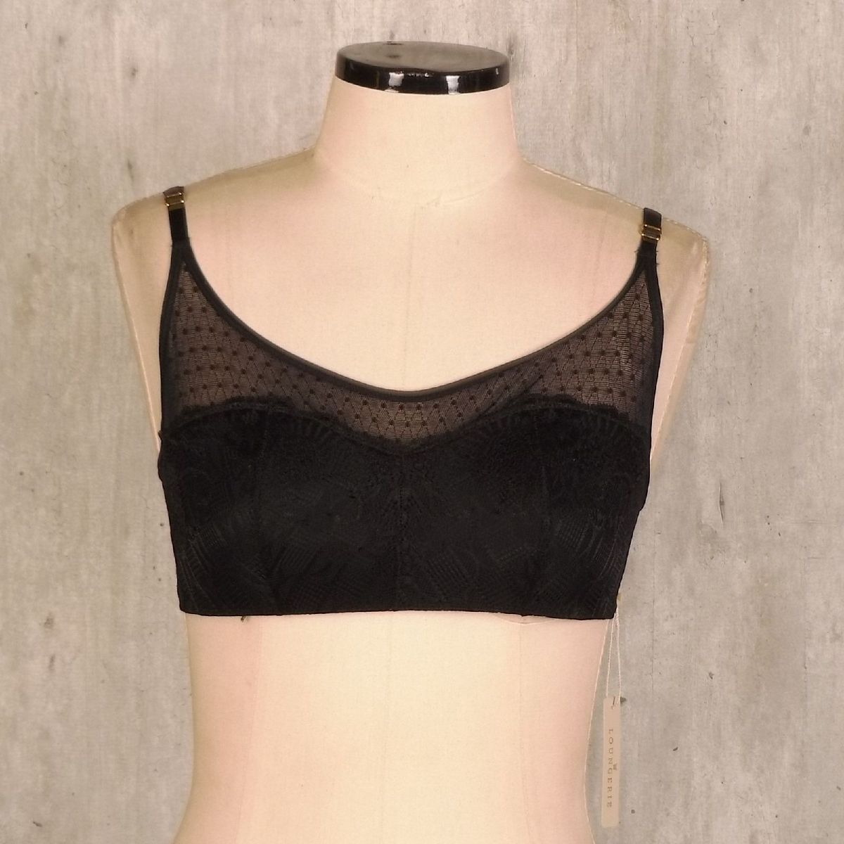 Suti Preto De Renda Loungerie Lingerie Feminina Loungerie Nunca