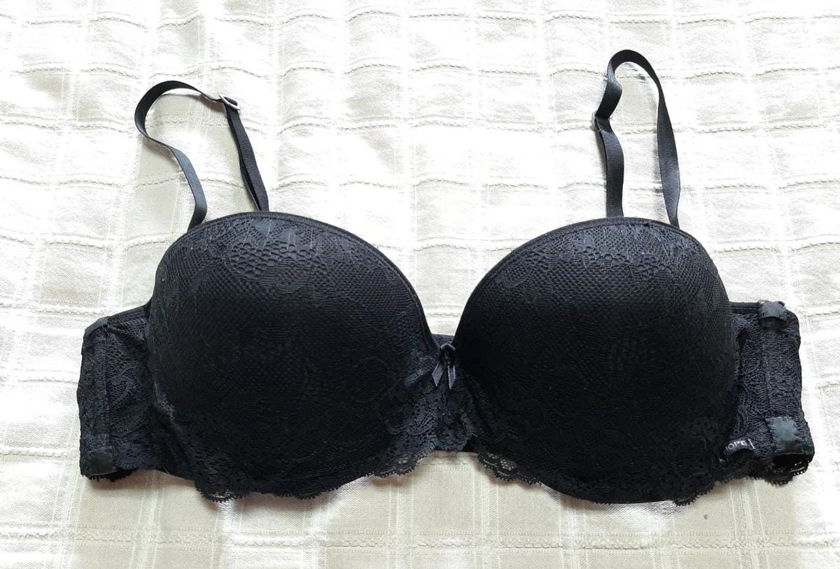 Sutiã Preto de Renda Lingerie Feminina Hope Usado 61985037 enjoei