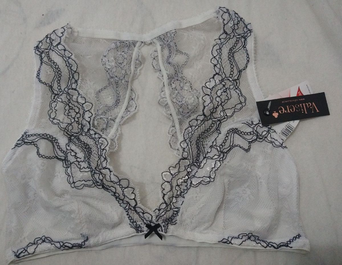 Suti Top Sem Bojo Lingerie Feminina Valisere Nunca Usado