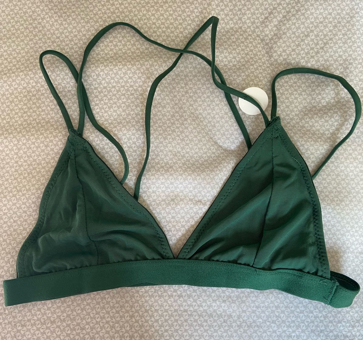 Suti Tri Ngulo Verde Lingerie Feminina Nunca Usado Enjoei