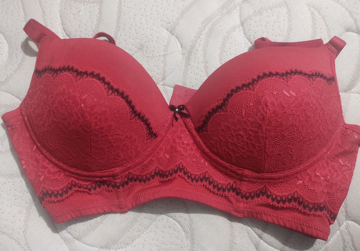 Suti Vermelho Demillus Lingerie Feminina Demillus Nunca Usado