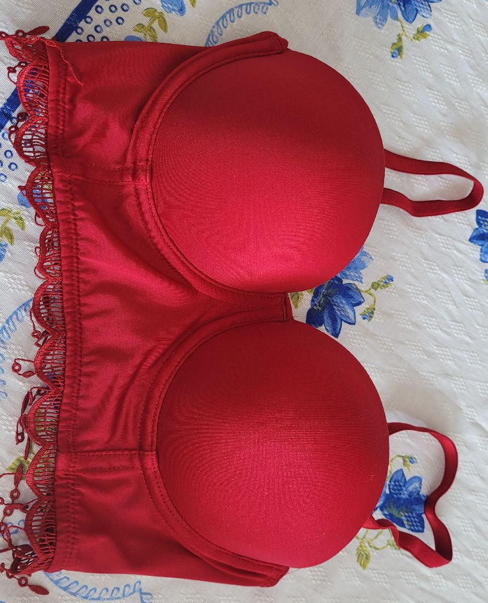 Sutiã Vermelho Lingerie Feminina Demillus Nunca Usado 76153892 enjoei