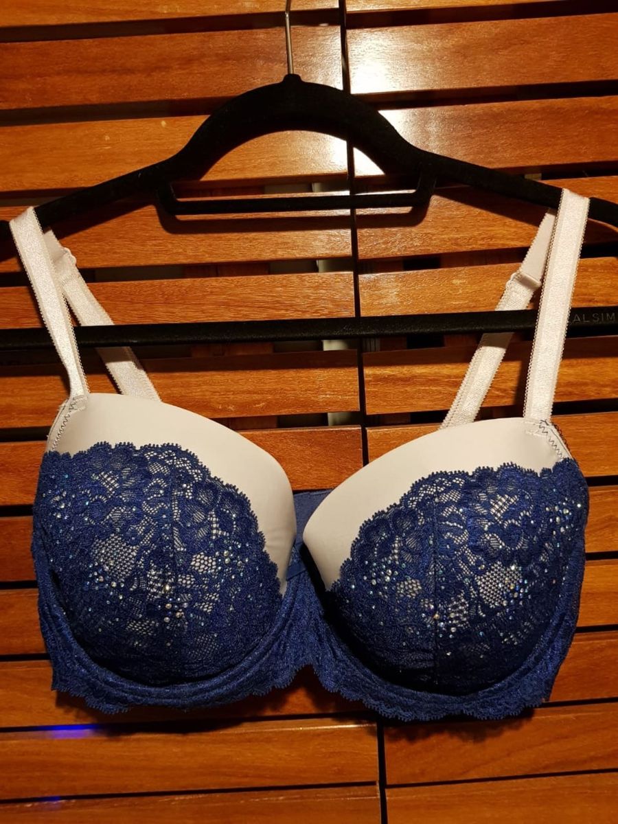 Sutiã Victoria Secrets Pedraria Lingerie Feminina Victorias