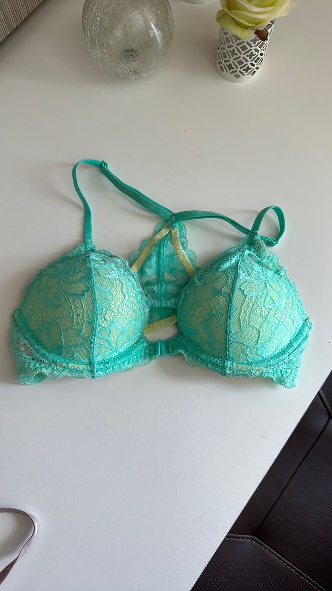 Suti Victorias Secret Bojo Azul Piscina Lingerie Feminina