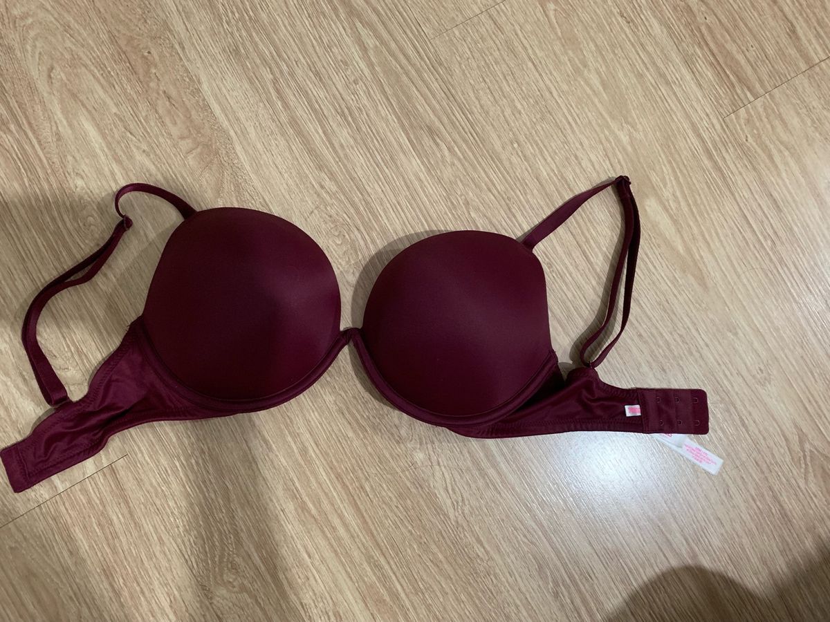 Suti Victorias Secret Cor Vinho Lingerie Feminina Victorias Secret