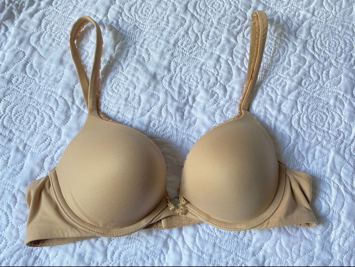 Sutiã Victorias Secret Nude Lingerie Feminina Victorias Secret Usado