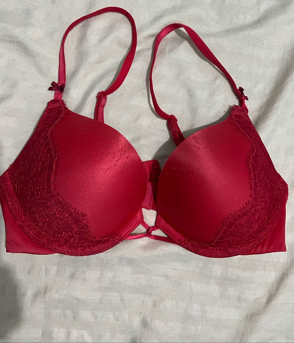 Suti Victorias Secret Vermelho Lingerie Feminina Victorias Secret