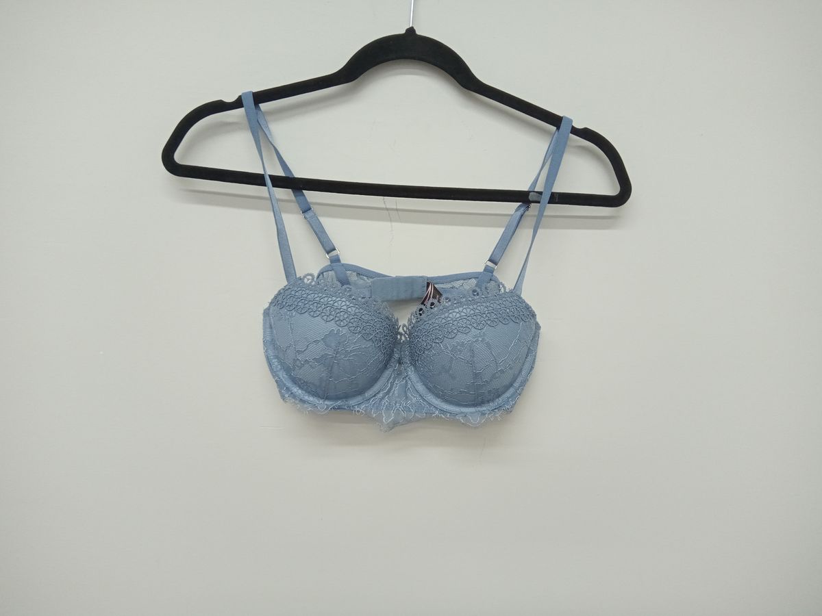 Suti N Bojo E Renda Azul Victoria S Secret P Lingerie