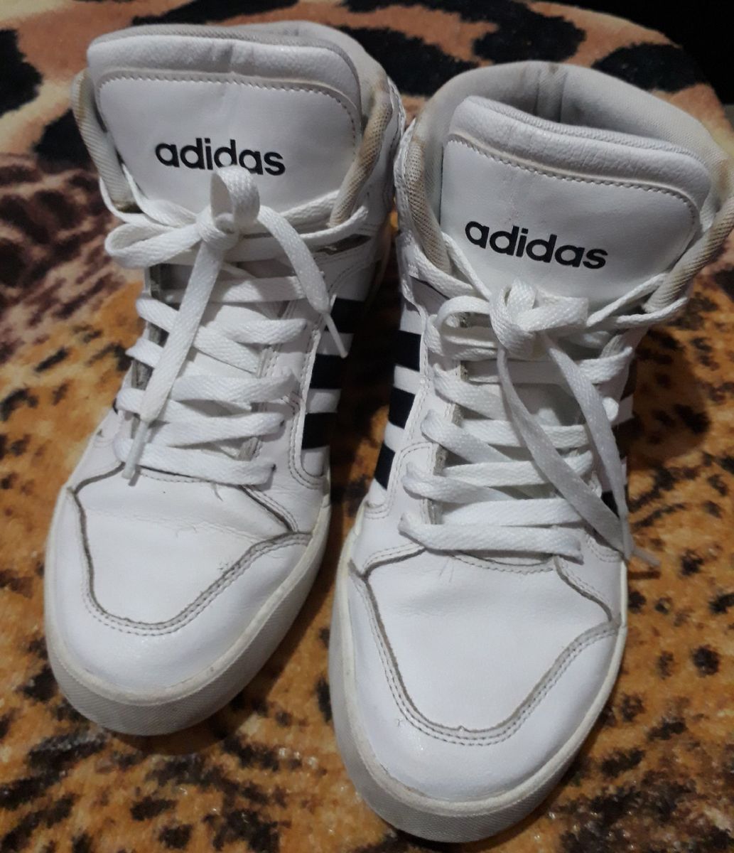 T Nis Adidas Original Cano Alto T Nis Feminino Adidas Usado