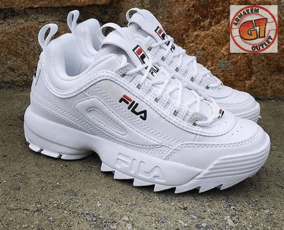 Tênis Fila Disruptor Li Branco Feminino Mega Promoção Envio Rápido