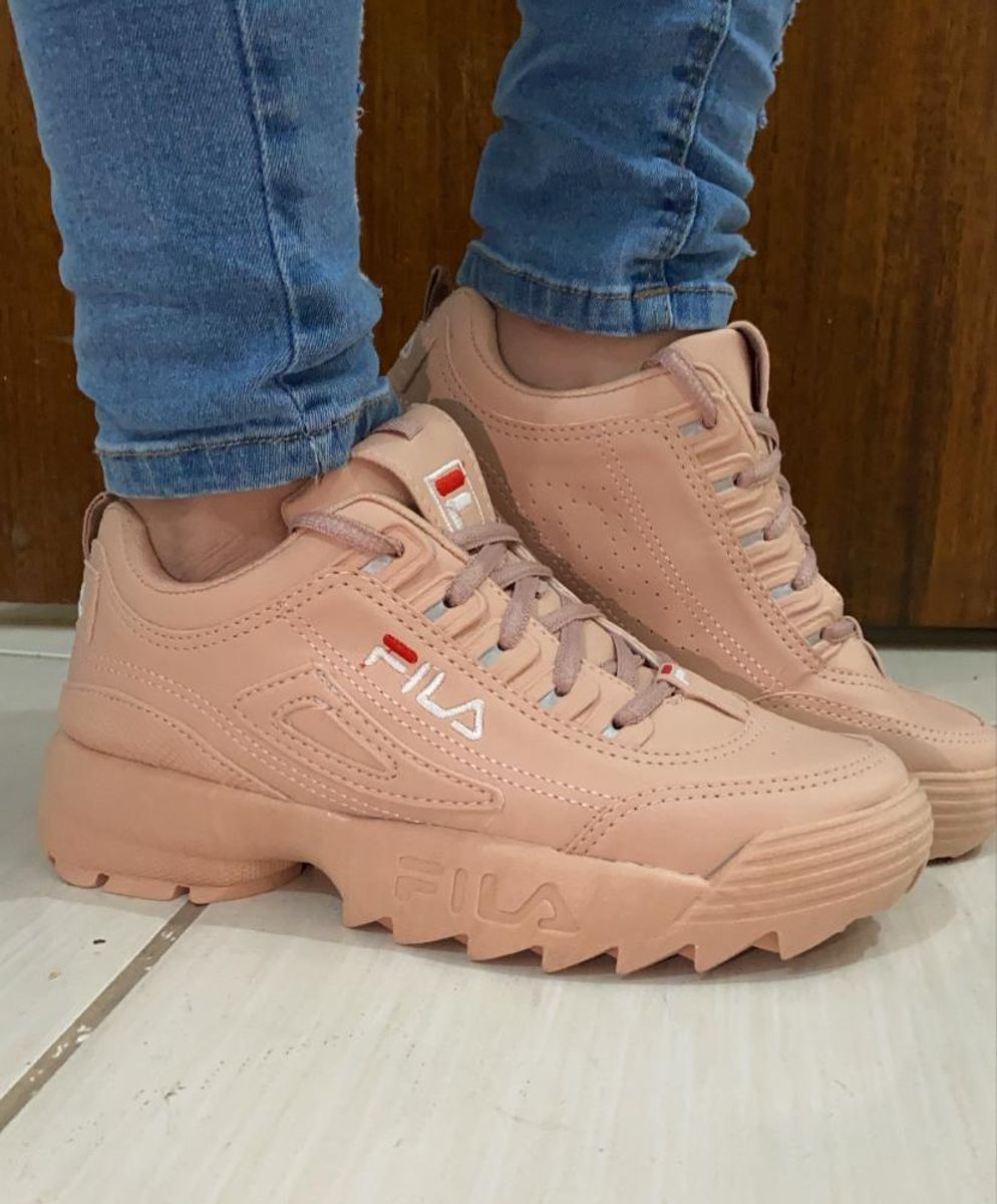 Tênis Fila Disruptor Nude Feminino Promoção Relampago Envio Rapido