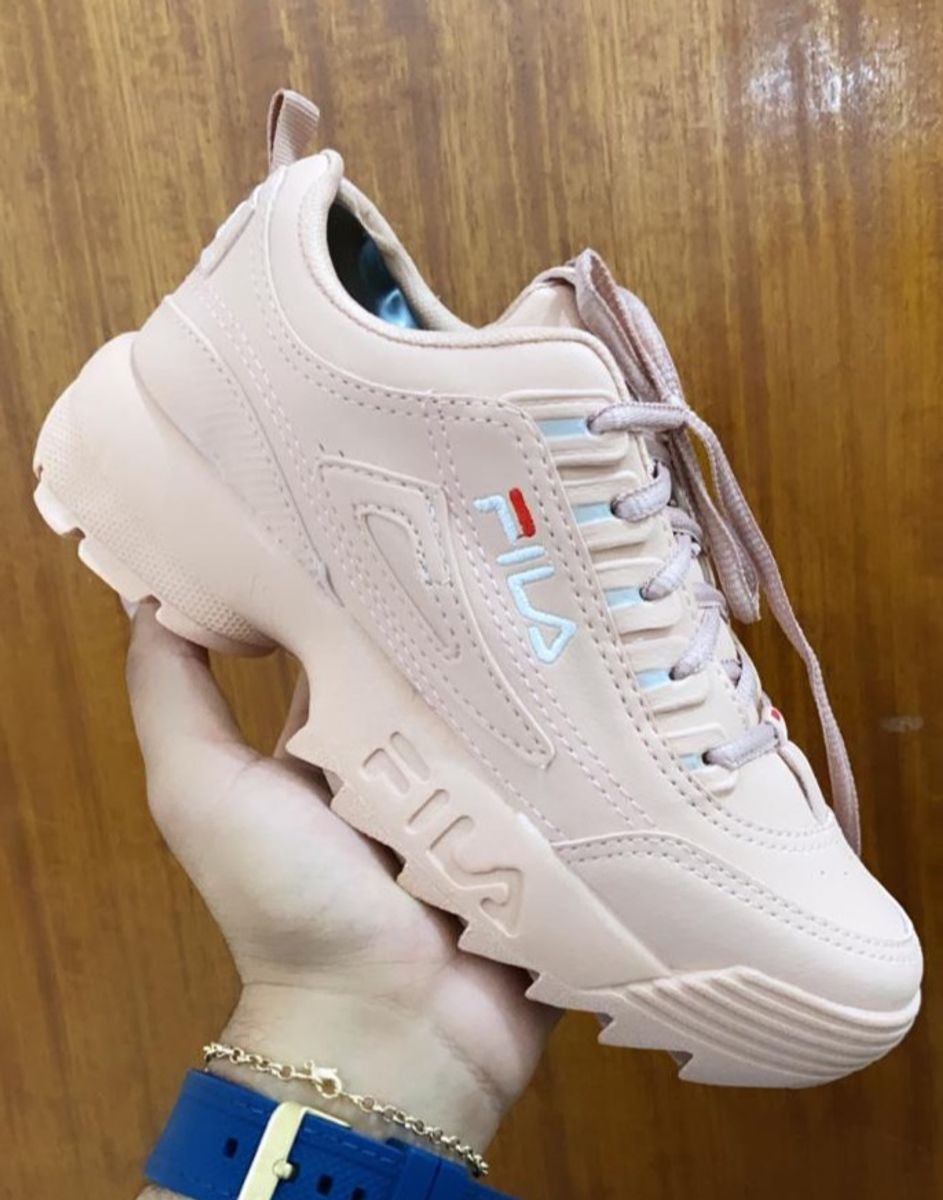 T Nis Fila Disruptor Nude T Nis Feminino Fila Nunca Usado