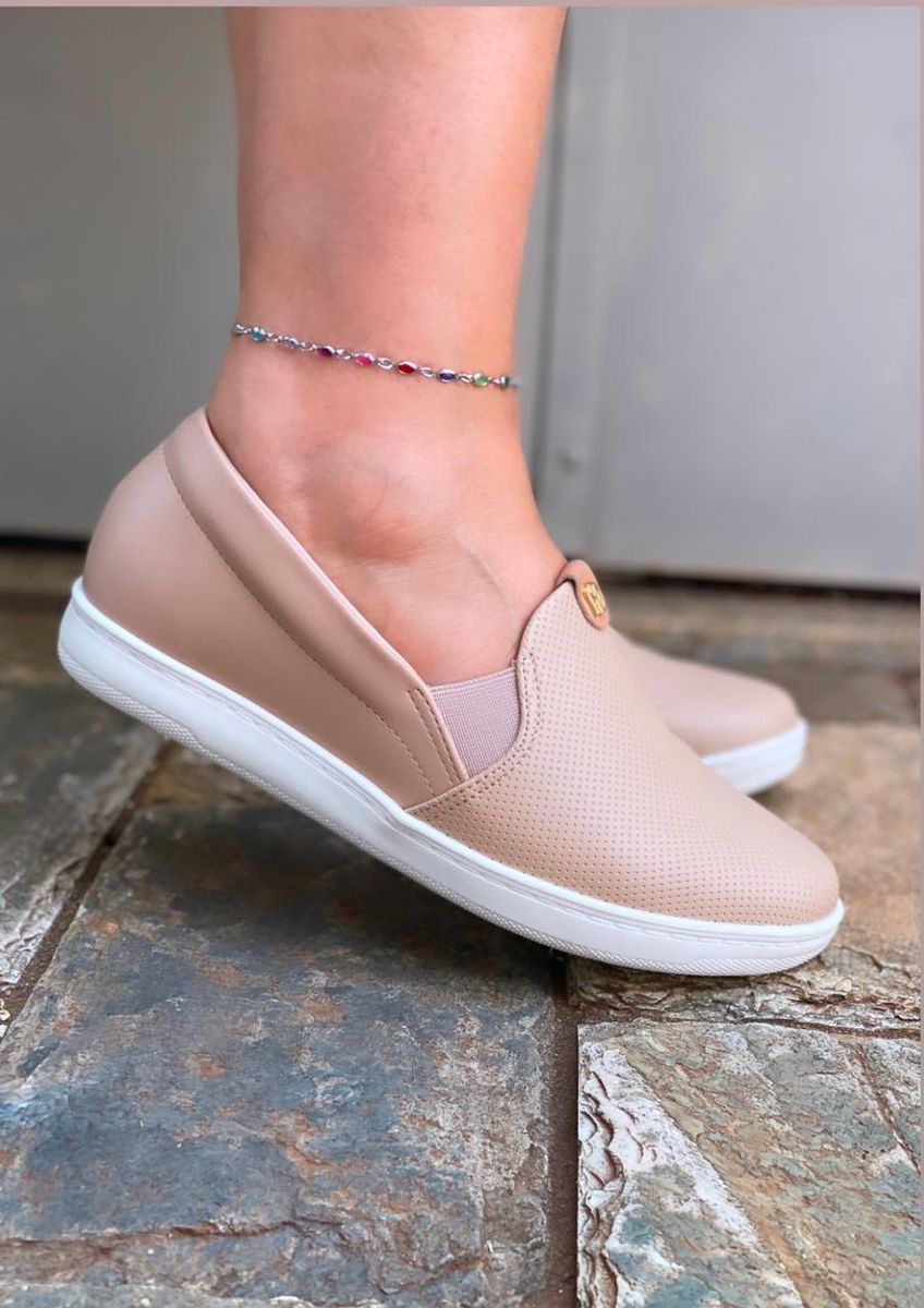 Tênis Modare Slip On Nude 37 Tênis Feminino Modare Nunca Usado