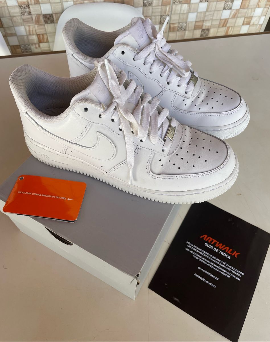 Tenis Nike Air Force Branco Original T Nis Masculino Nike Usado