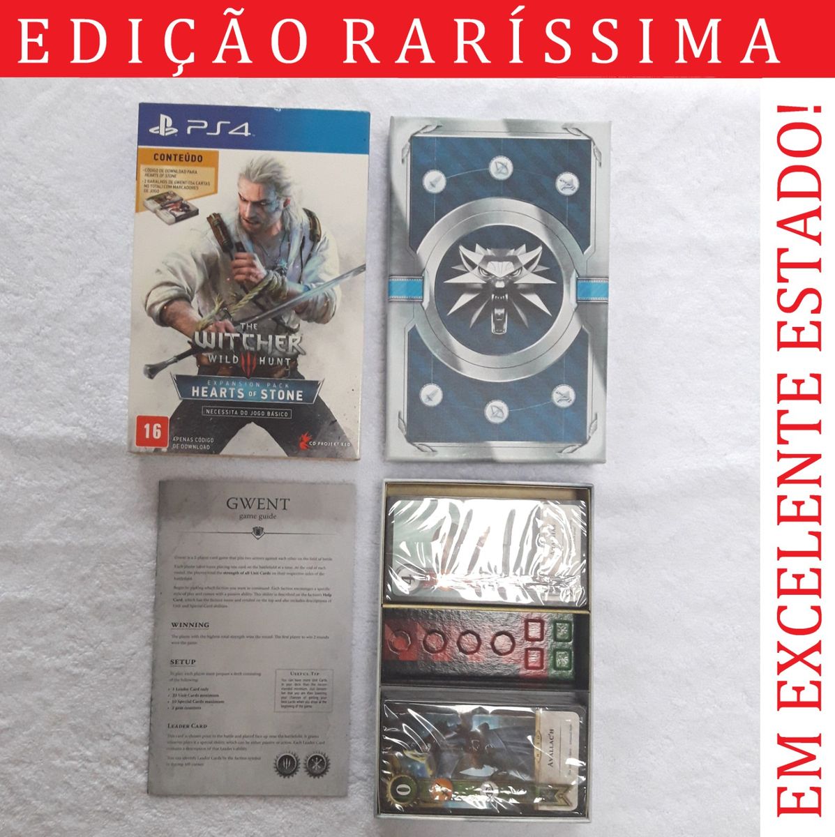 The Witcher Hearts Of Stone 2 Decks De Cartas Lacrados R A R O