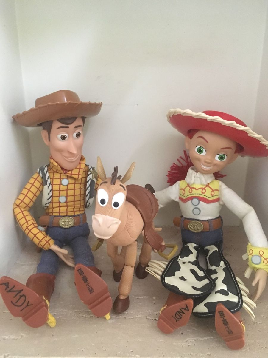 Toy Story Woody Jessie E Seu Cavalo Bala No Alvo Brinquedo Para