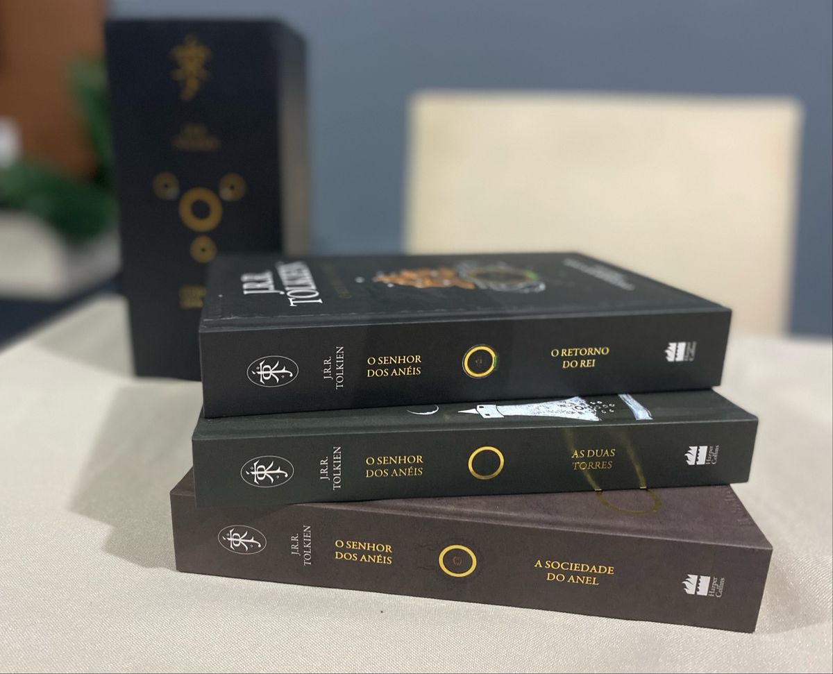 Trilogia Senhor Dos An Is Box Em Capa Dura Livro Editora Harper