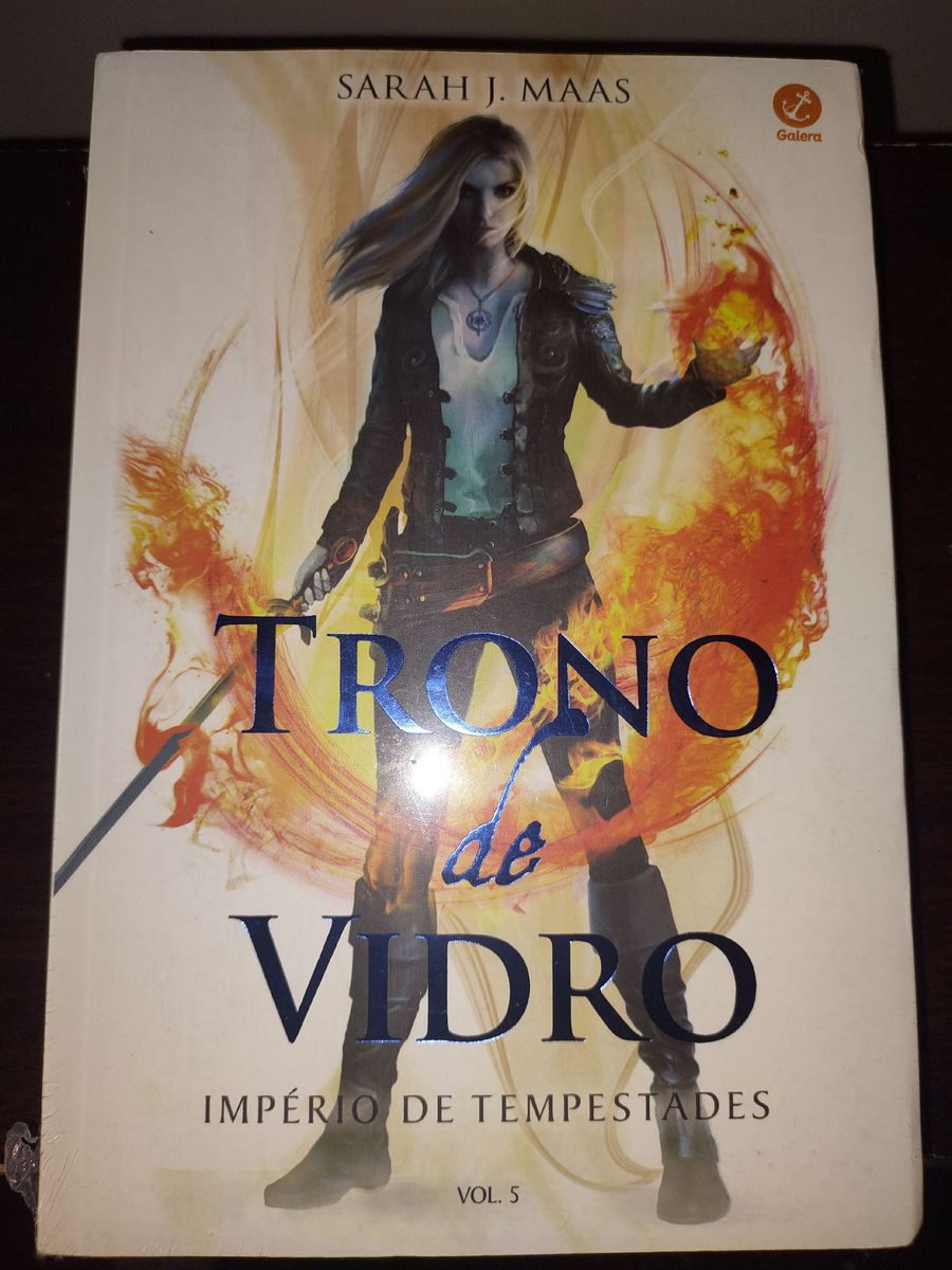 Trono de Vidro Império de Tempestades vol 5 Livro Galera Record