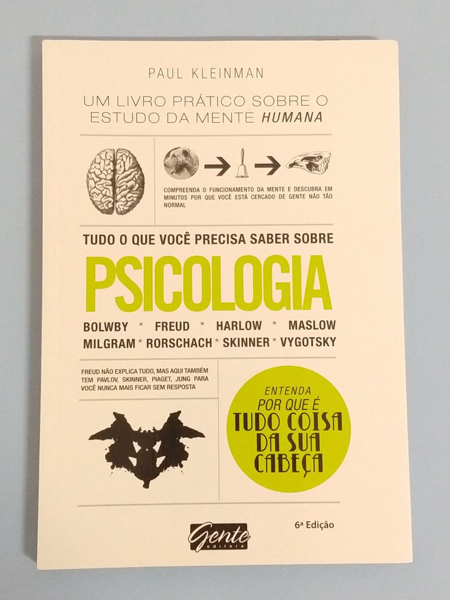 Tudo Que Voc Precisa Saber Sobre Psicologia Livro Usado Enjoei