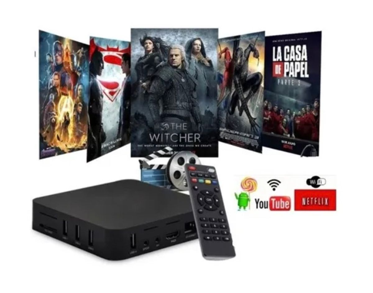 Tv Box Smart Tvbox 5g Transforma Sua Tv Antiga Em Uma Super Smart Tv 4k