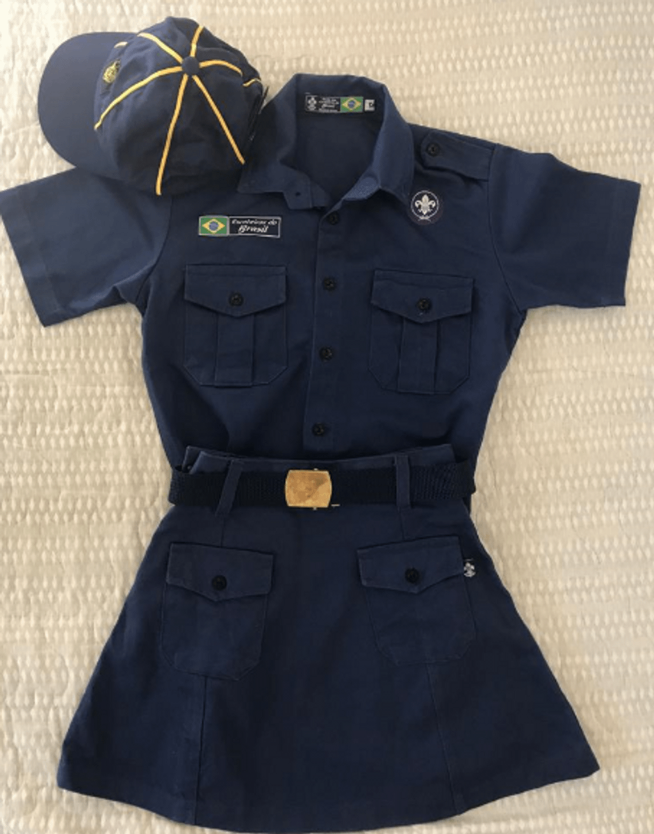 Uniforme Oficial Escoteiros Do Brasil Roupa Infantil Para Menina