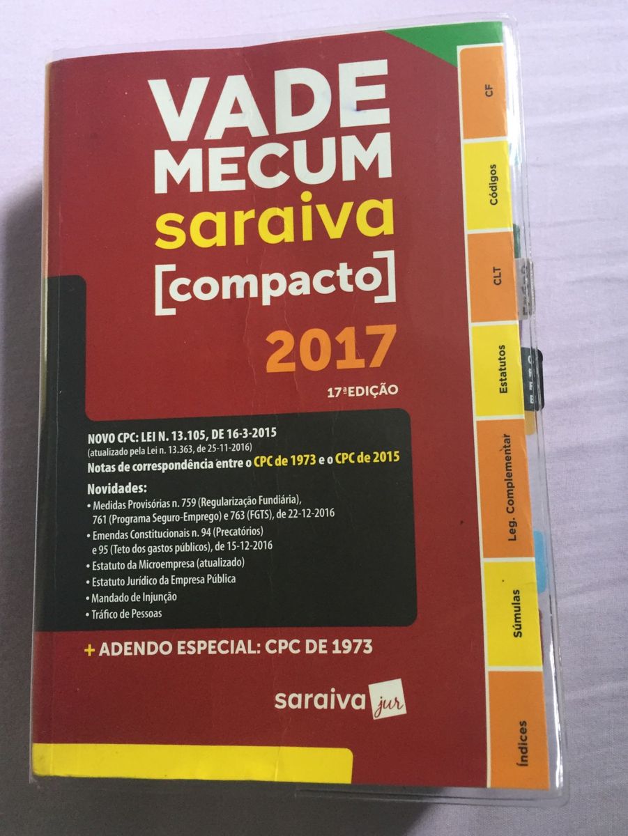 Vade Mecum Compacto 2017 Saraiva Livro Saraiva Usado 21647734 Enjoei