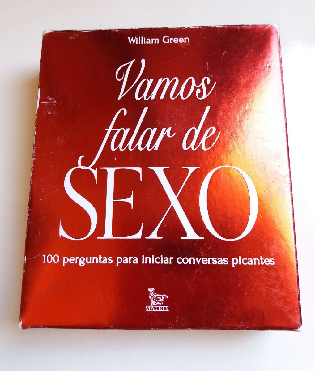 Vamos Falar De Sexo Jogo De 100 Cartas Perguntas Picantes Livro