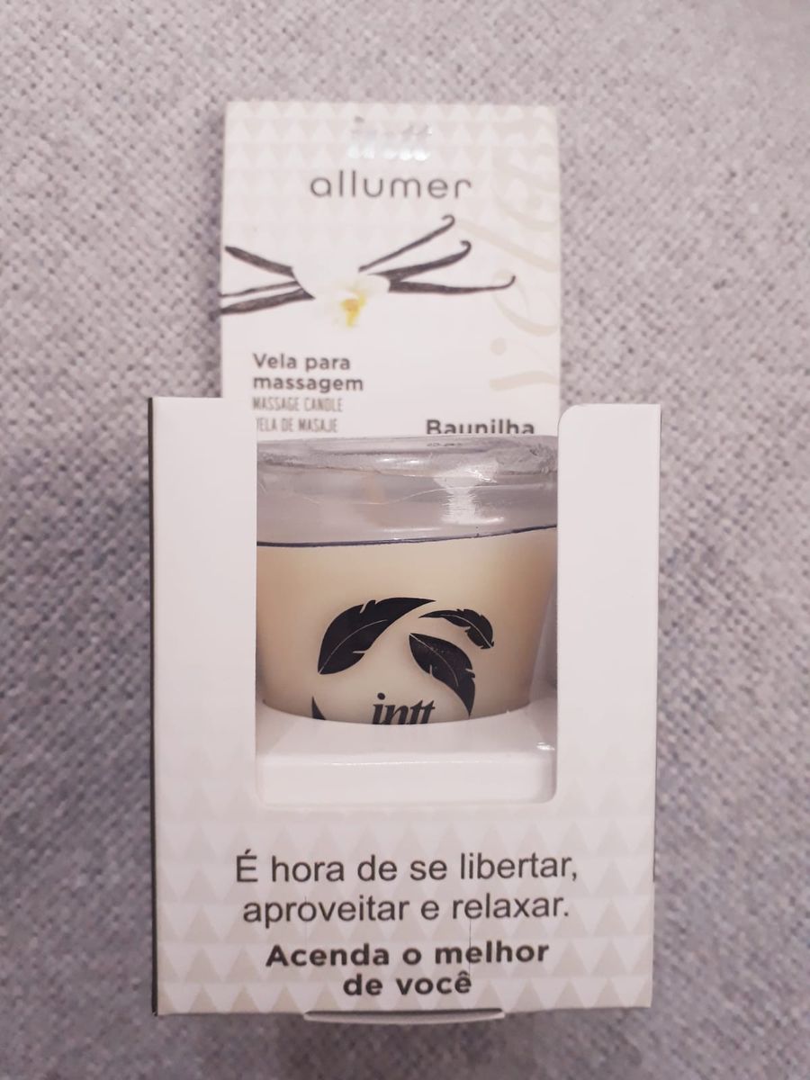 Vela para Massagem Beijável Baunilha Sex Shop Produto Feminino