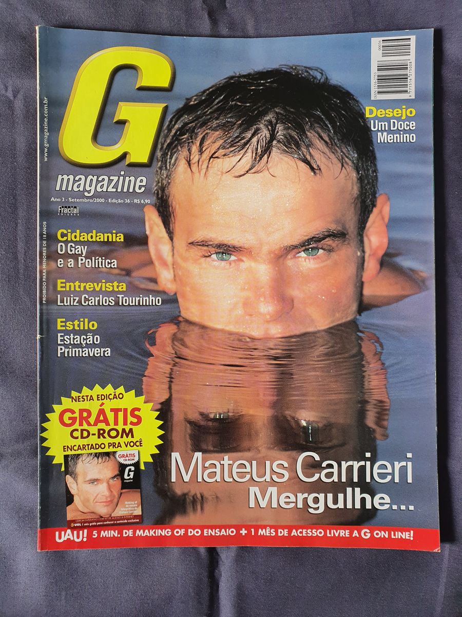 Vendo Revista G Magazine Nº 36 Mateus Carrieri Livro G Magazine