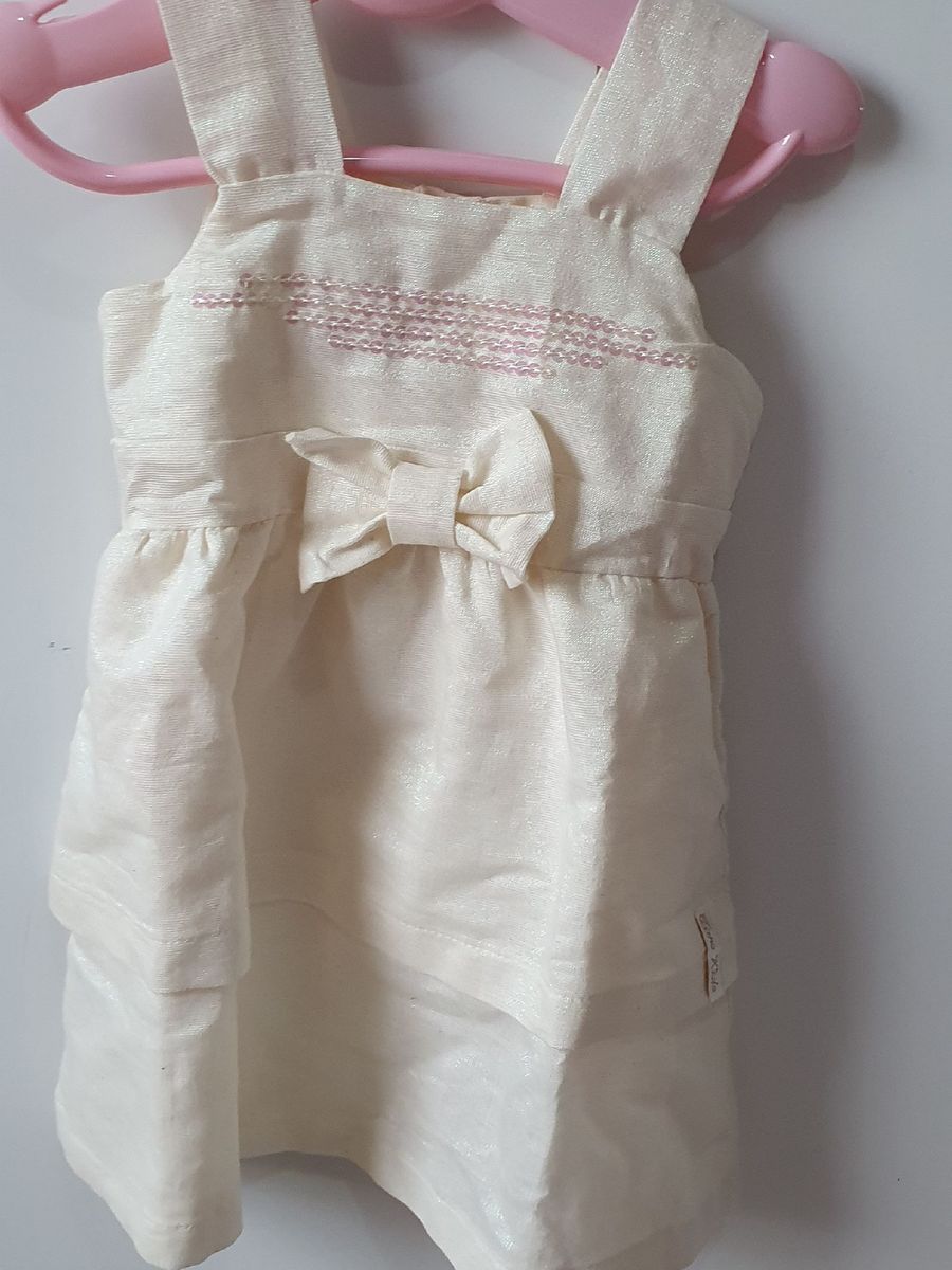 Vestido Muito Brilho Para Menina 1 Ano Roupa Infantil Para Menina