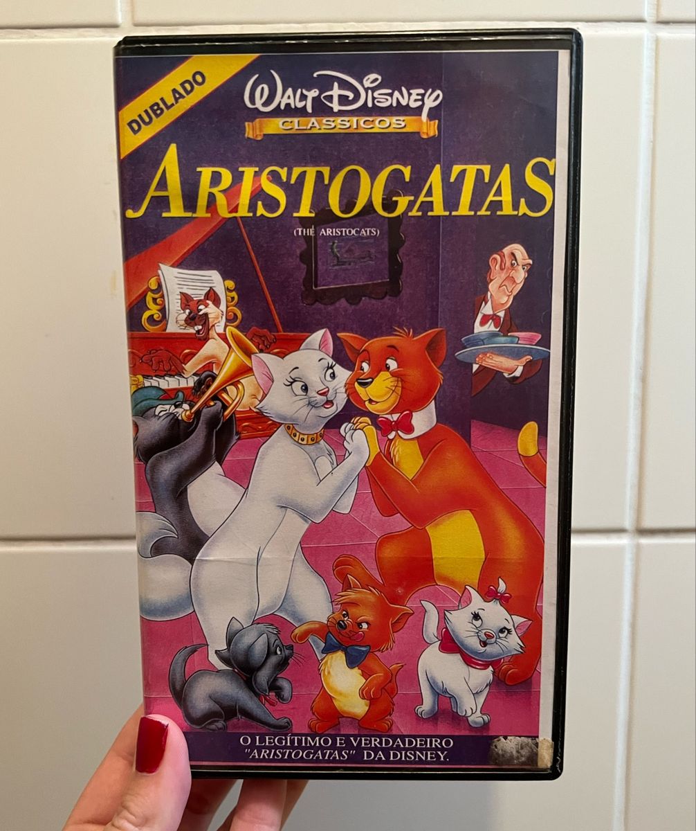 Vhs Aristogatas Filme E S Rie Disney Usado Enjoei