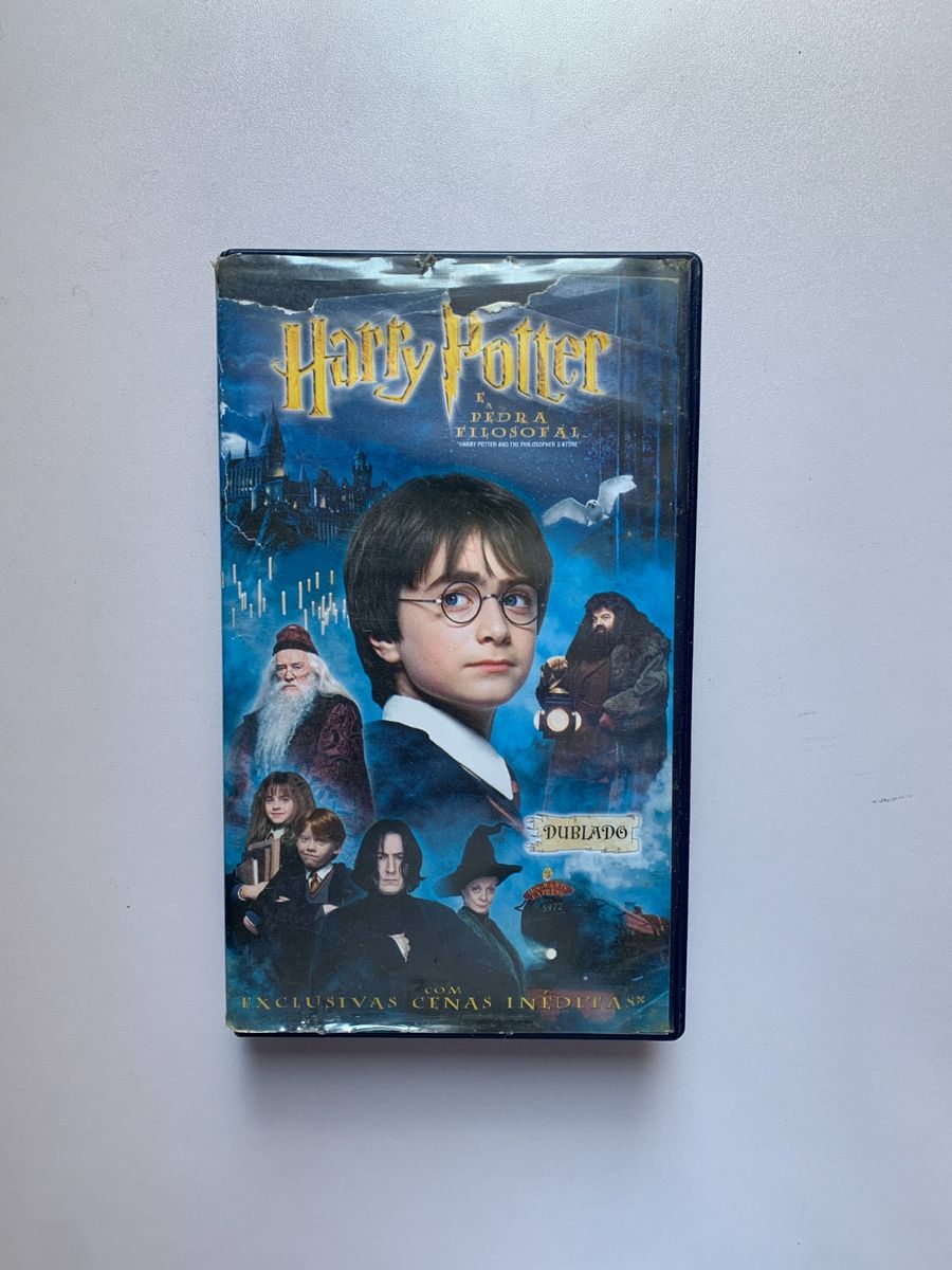 Vhs Harry Potter E A Pedra Filosofal Dublado Filme E S Rie Usado