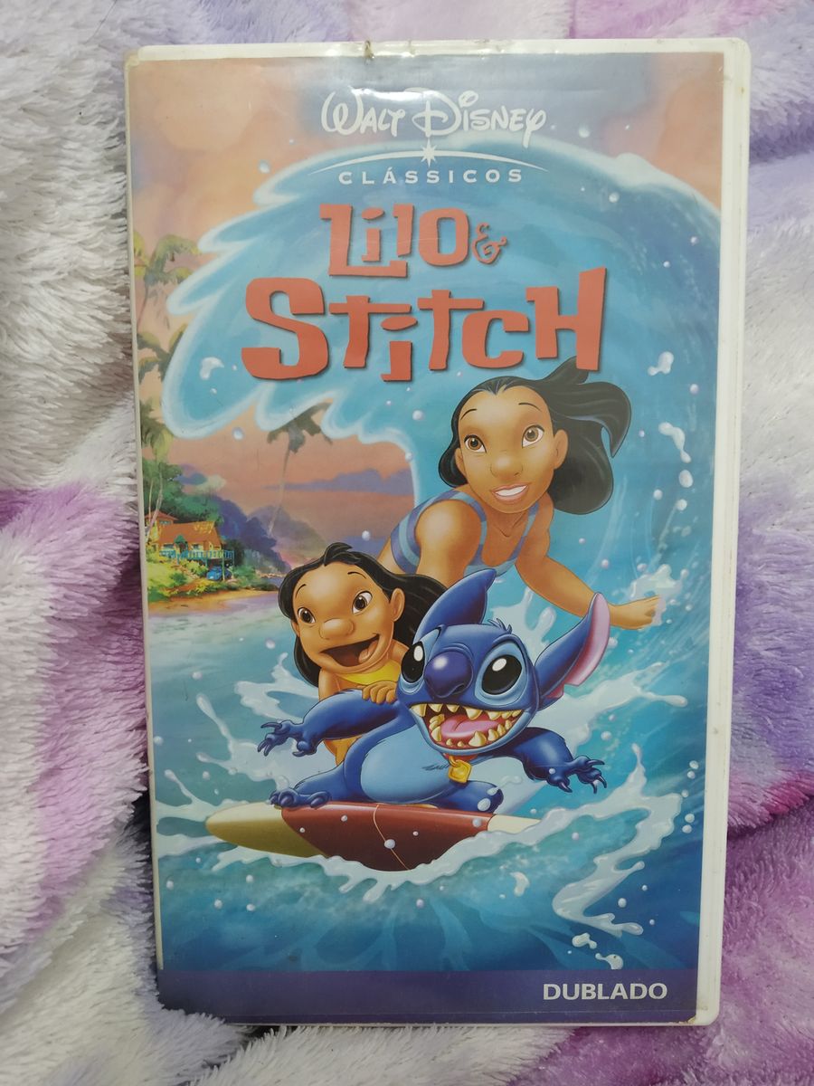 Vhs Lilo Stitch Dublado Produto Vintage E Retro Walt Disney