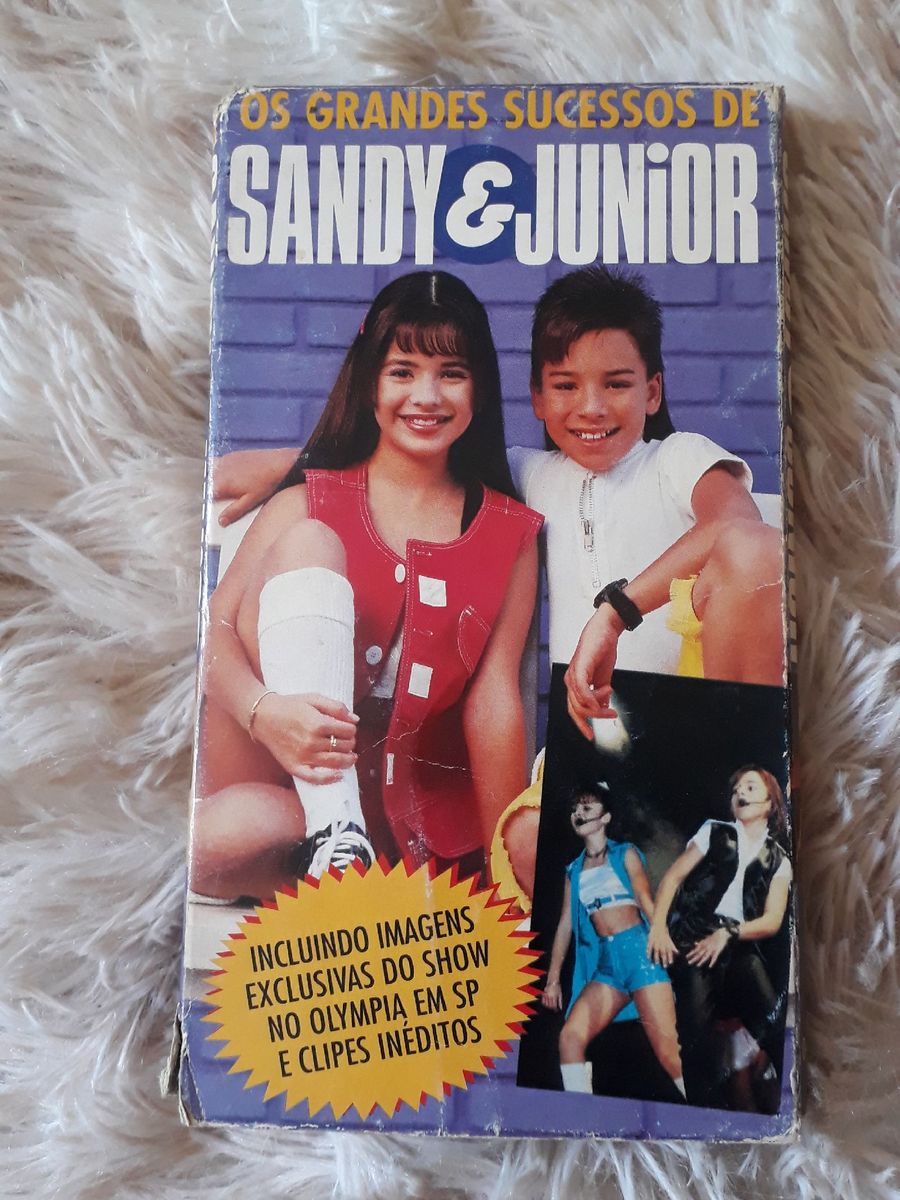 Vhs Os Grandes Sucessos De Sandy E Junior Original Produto Vintage E