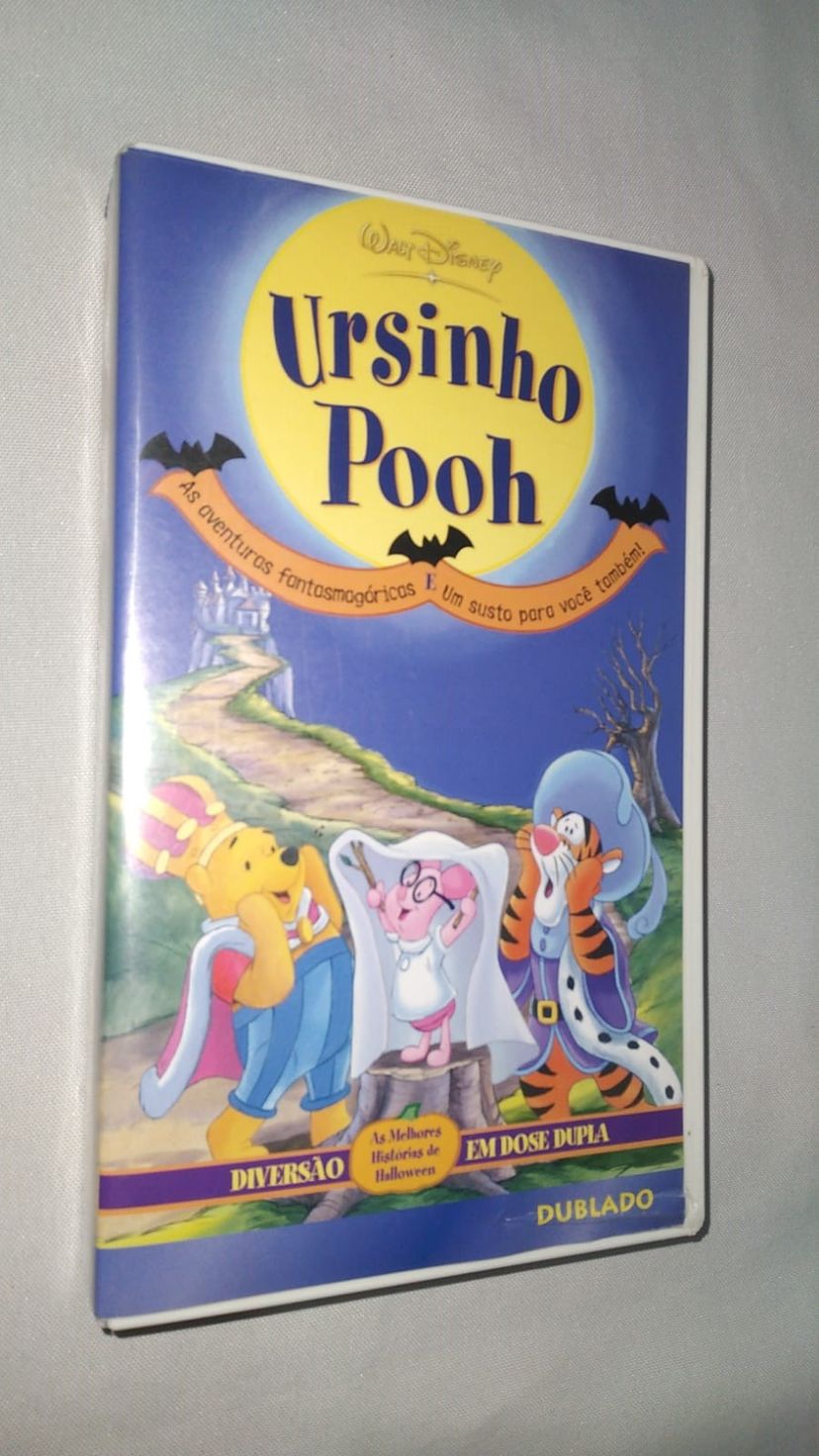 Vhs Ursinho Pooh Dublado Walt Disney 11479 Filme e Série Usado