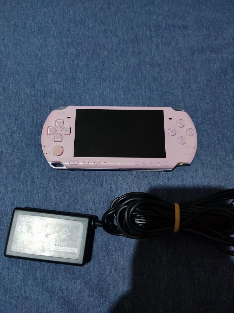 Video Game Port Til Psp Rosa Em Timo Estado Console De